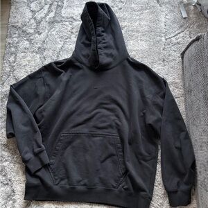 Nike Men's Charcoal center swoosh Hoodie